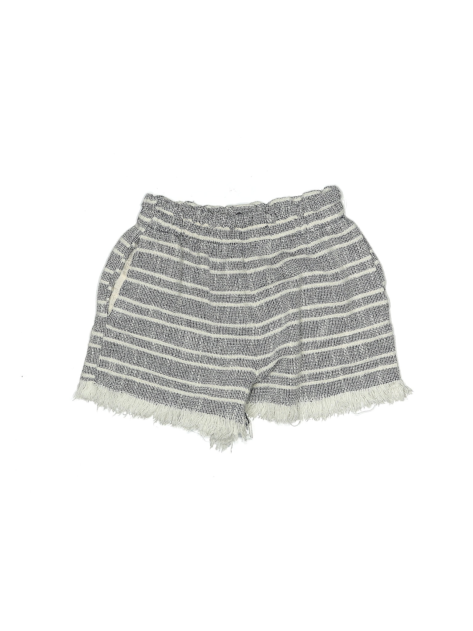 Short Habillé Motivi Argenté Gris Brillant - Taille 6 (Medium) - Neuf Sans étiquettes