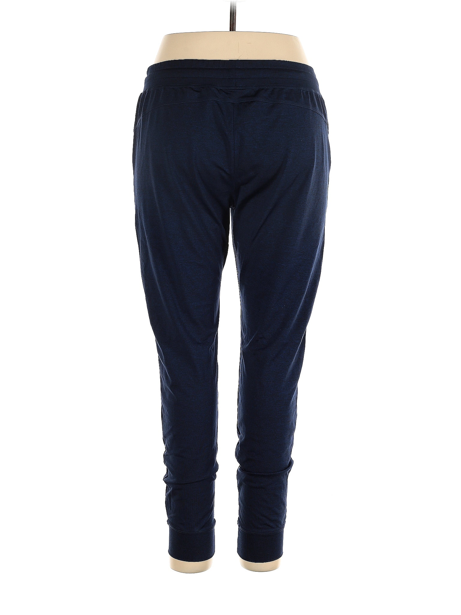 Zyia Active Solid Navy Blue Sweatpants Size XL - 61% off