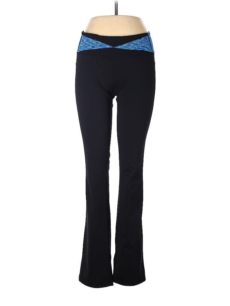 Zella Black Blue Track Pants Size 8 63 off thredUP