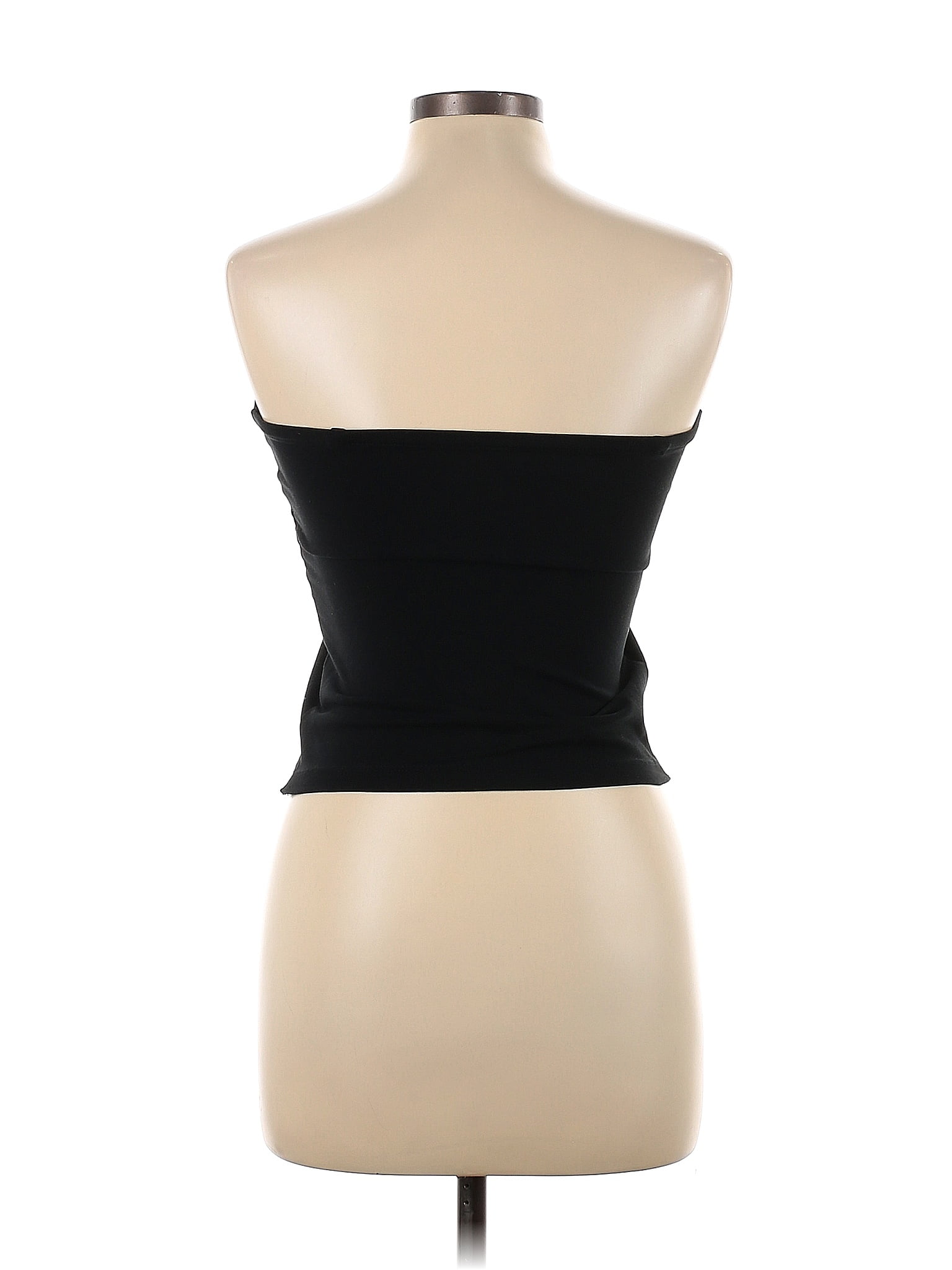 NWT Gap Black Strapless Long Tube Top Women's Size S