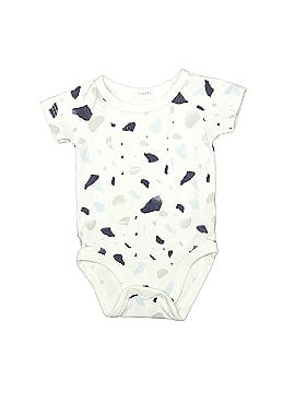 FIRSTS by petit lem Short Sleeve Onesie (view 1)