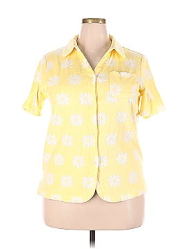 Yllw Short Sleeve Button-Down Shirt (view 1)