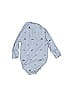 Baby B'gosh 100% Cotton Jacquard Blue Long Sleeve Outfit Size 12-18 mo - photo 2