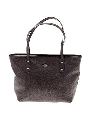 Coach burgundy online handbag