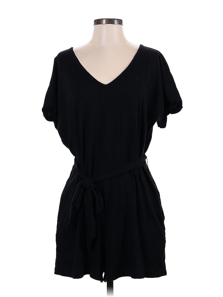 American Eagle Outfitters Solid Black Romper Size S - photo 1