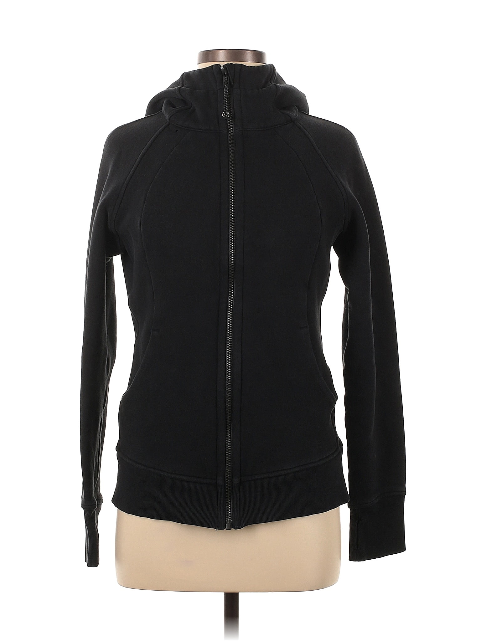 Lululemon Athletica Solid Black Track Jacket Size 8 - 46% off | thredUP