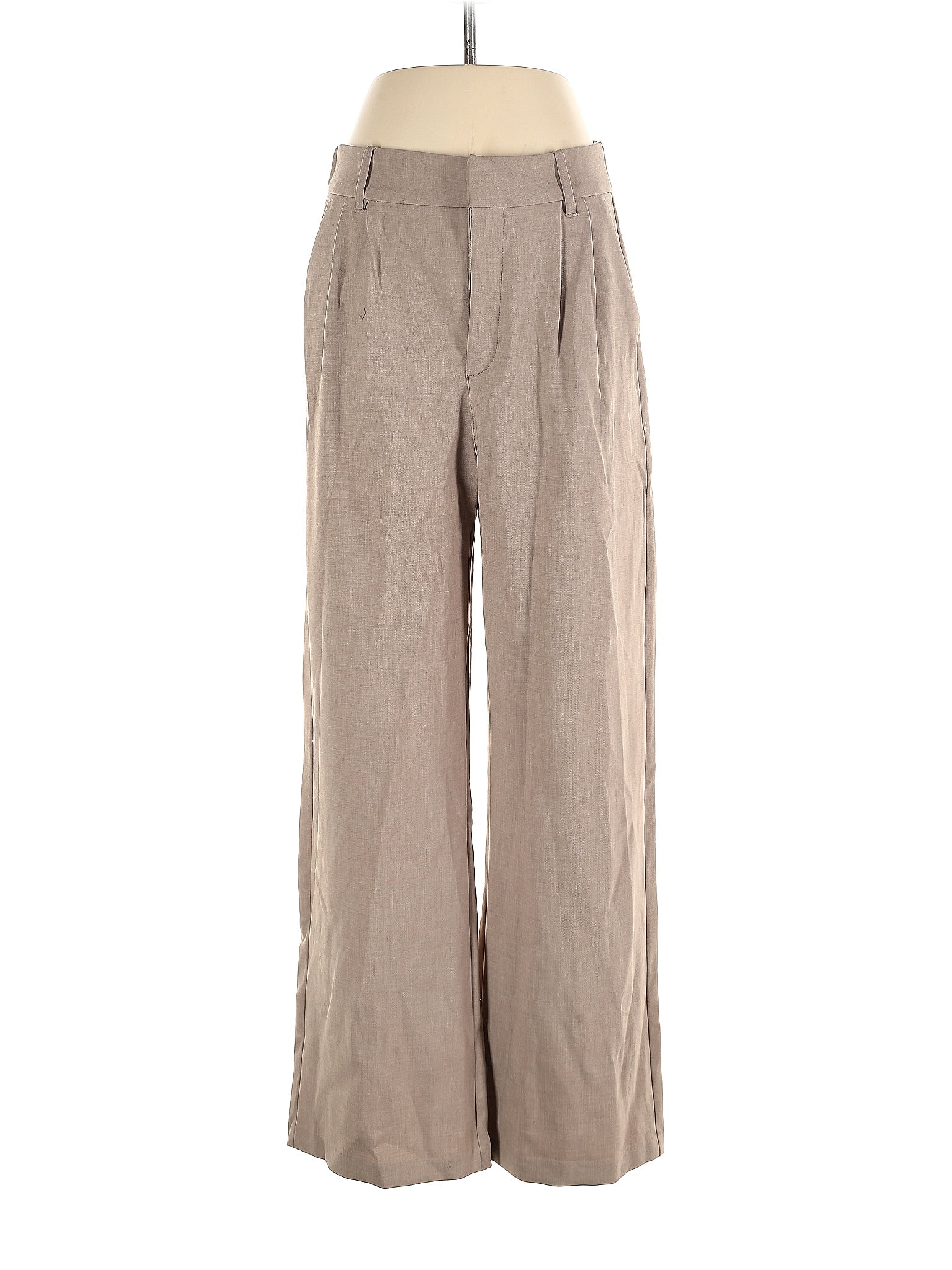 Abercrombie & Fitch Solid Brown Tan Dress Pants Size M - 62% off | ThredUp