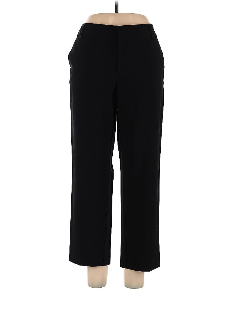 Pre-owned Norma Kamali For Walmart Khaki Pant In Black