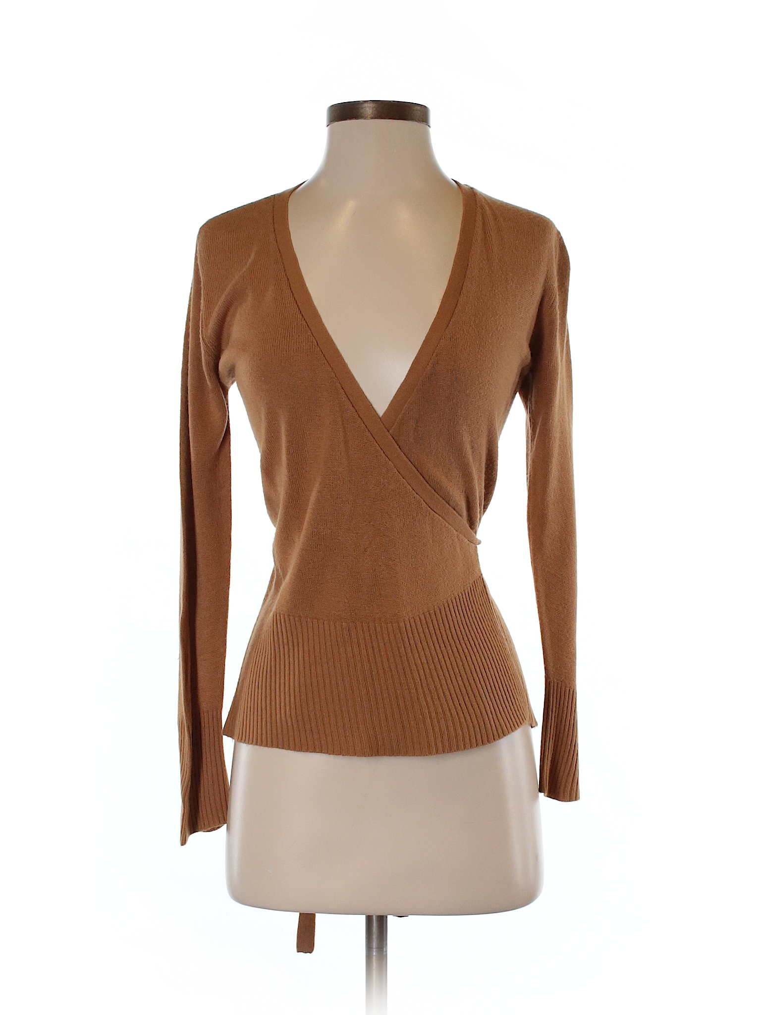 BCBGMAXAZRIA 100% Acrylic Solid Brown Cardigan Size XS - 89% off | thredUP