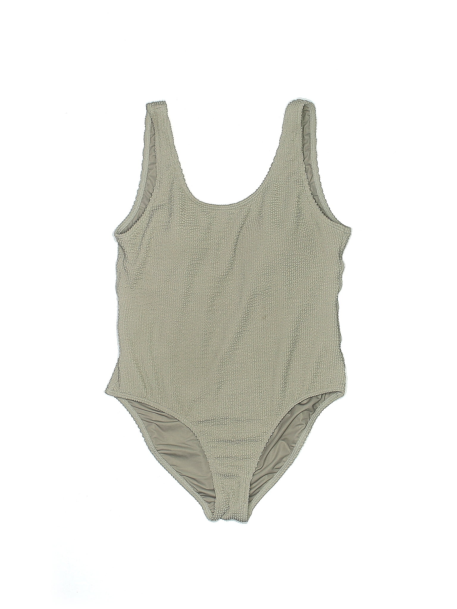 Rylee + Cru Gray One Piece Swimsuit Size L 64 off thredUP