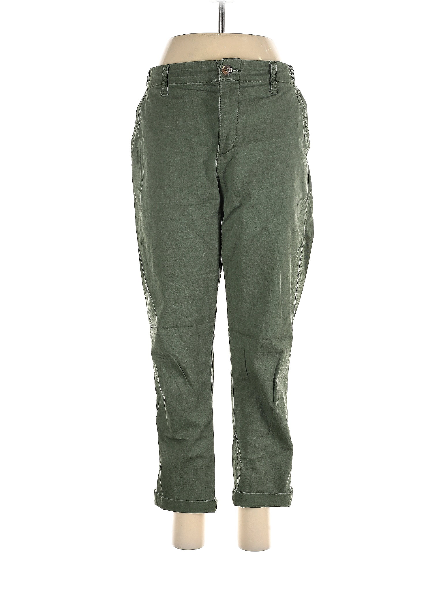 Old Navy Solid Green Casual Pants Size M 47 off ThredUp