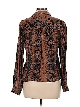 Topshop Long Sleeve Blouse (view 2)