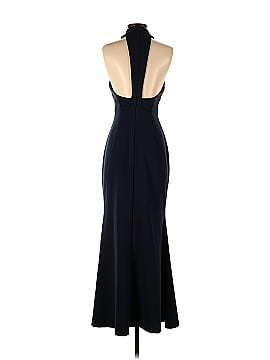 JS Collection Navy Ottoman Gown (view 2)