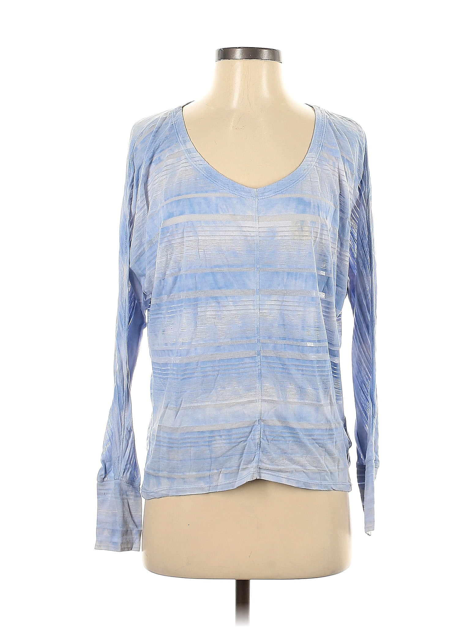 Sweat-shirt Athleta Girl Crazy Cozy Wrap - Taille XL/14 - Bleu - Manches Longues Avec Trous De Pouce