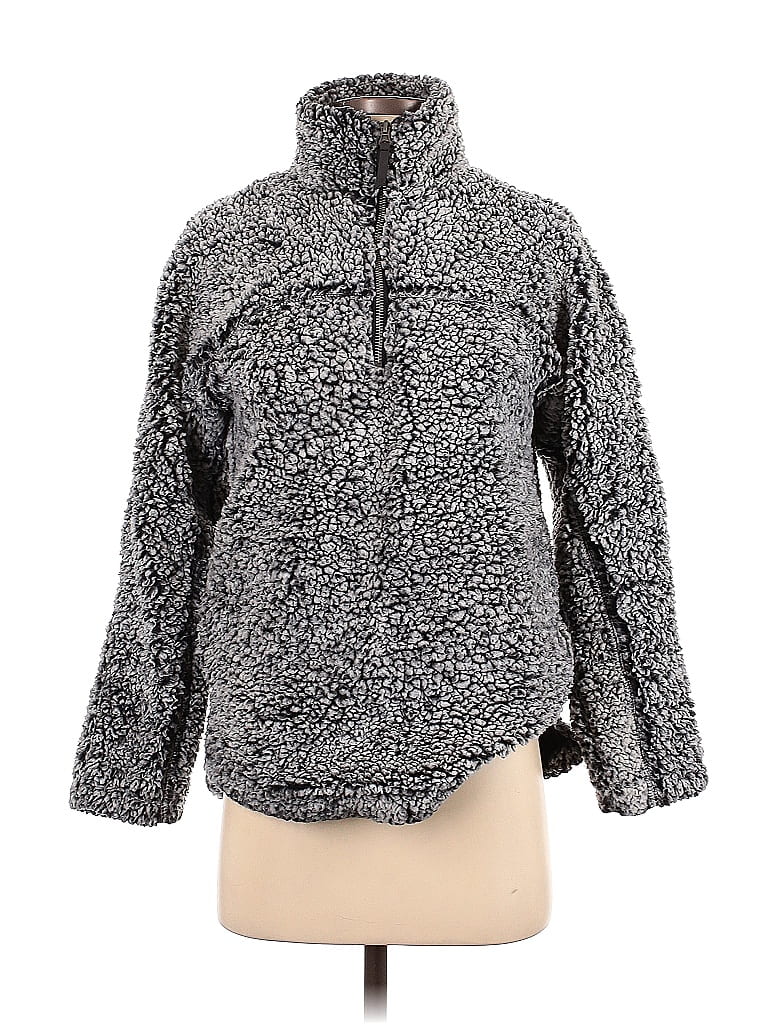 Elodie 100% Polyester Marled Gray Fleece Size XS - photo 1