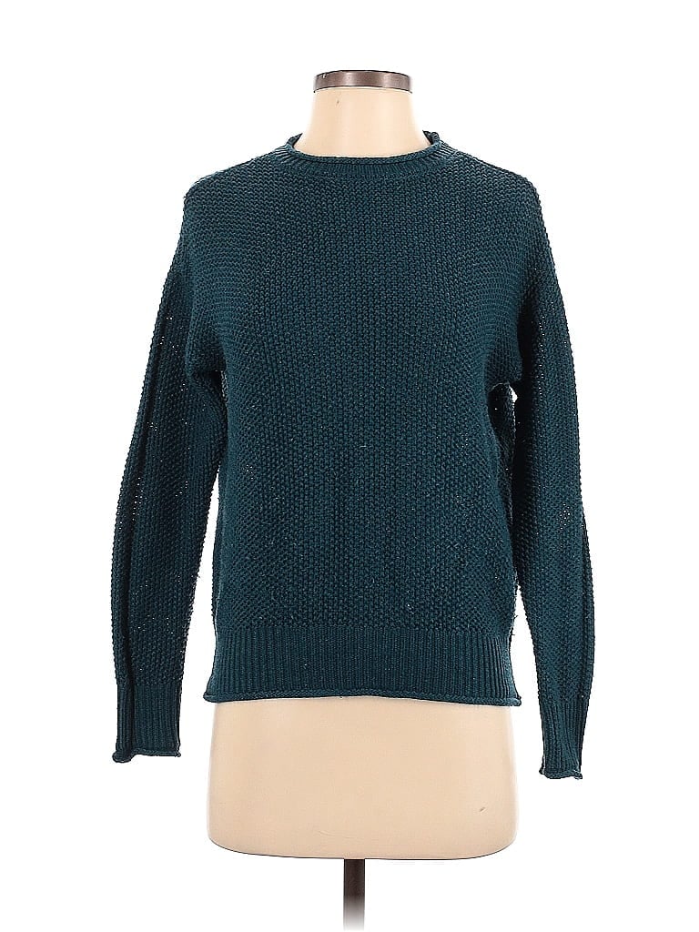 Jessica Simpson Solid Teal Pullover Sweater Size S - photo 1
