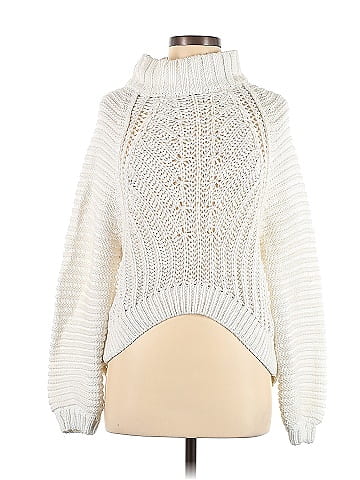 Free people 2024 white turtleneck