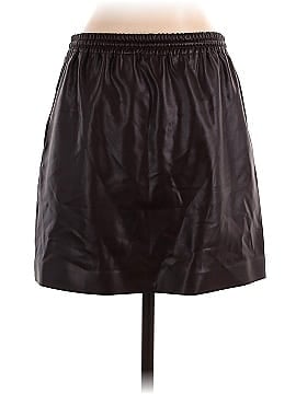Theory Faux Leather Skirt (view 2)