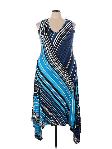 Ashley stewart hotsell blue dresses