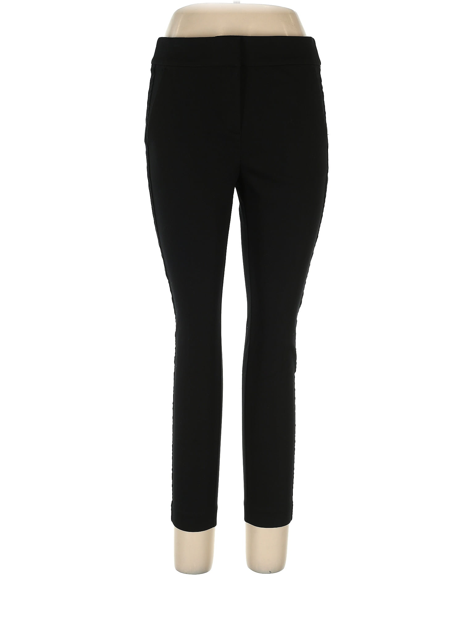 Ann Taylor LOFT Solid Black Dress Pants Size 10 (Petite) 74 off