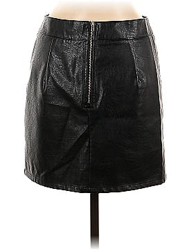 Lioness Faux Leather Skirt (view 2)