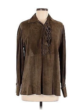 Ralph Lauren Collection Leather Top (view 1)