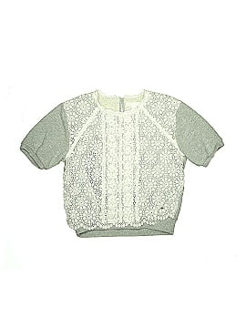 Burberry Lace Overlay Short Sleeve Sweatshirt (view 1)
