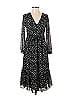 J.Crew Factory Store 100% Polyester Polka Dots Black Casual Dress Size XS (Petite) - photo 1