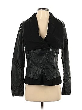 Nicole by Nicole Miller Faux Leather Jacket (view 1)