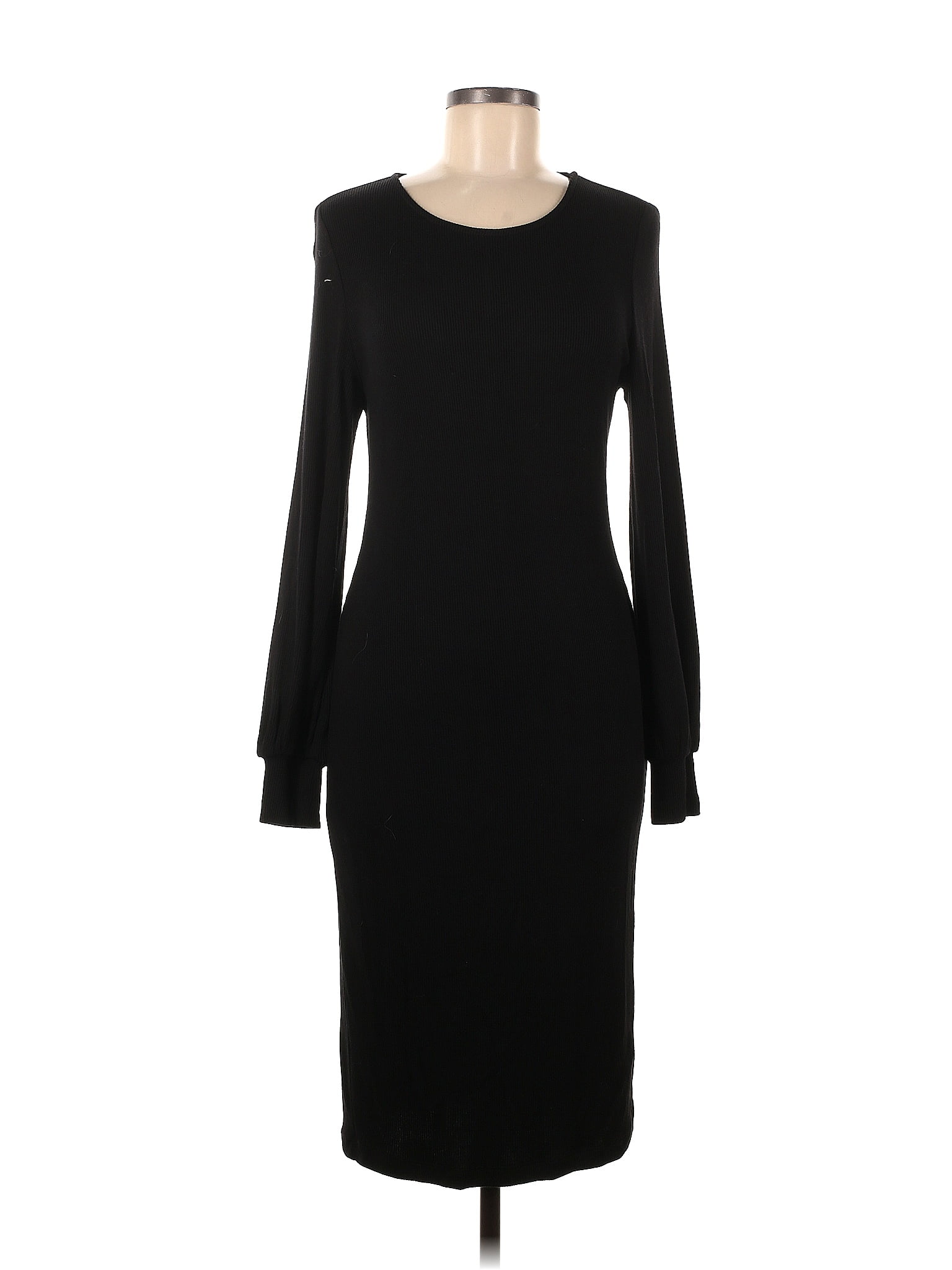 Catherine Malandrino Solid Black Casual Dress Size M - 76% off | ThredUp