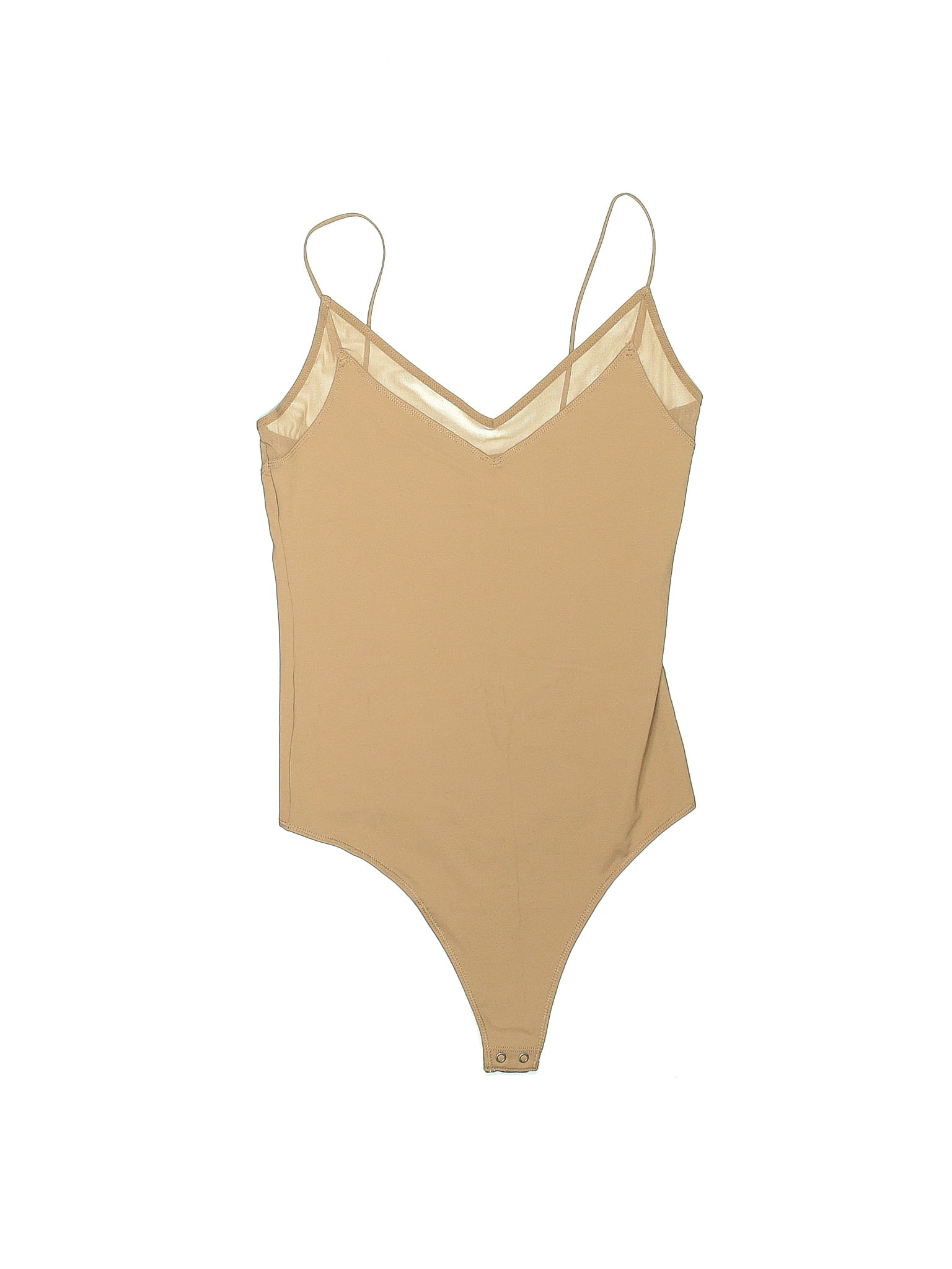 Abercrombie & Fitch Solid Tan Bodysuit Size S - 67% off | ThredUp