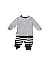 Gymboree 100% Cotton Gray Long Sleeve Outfit Size 3-6 mo - photo 2