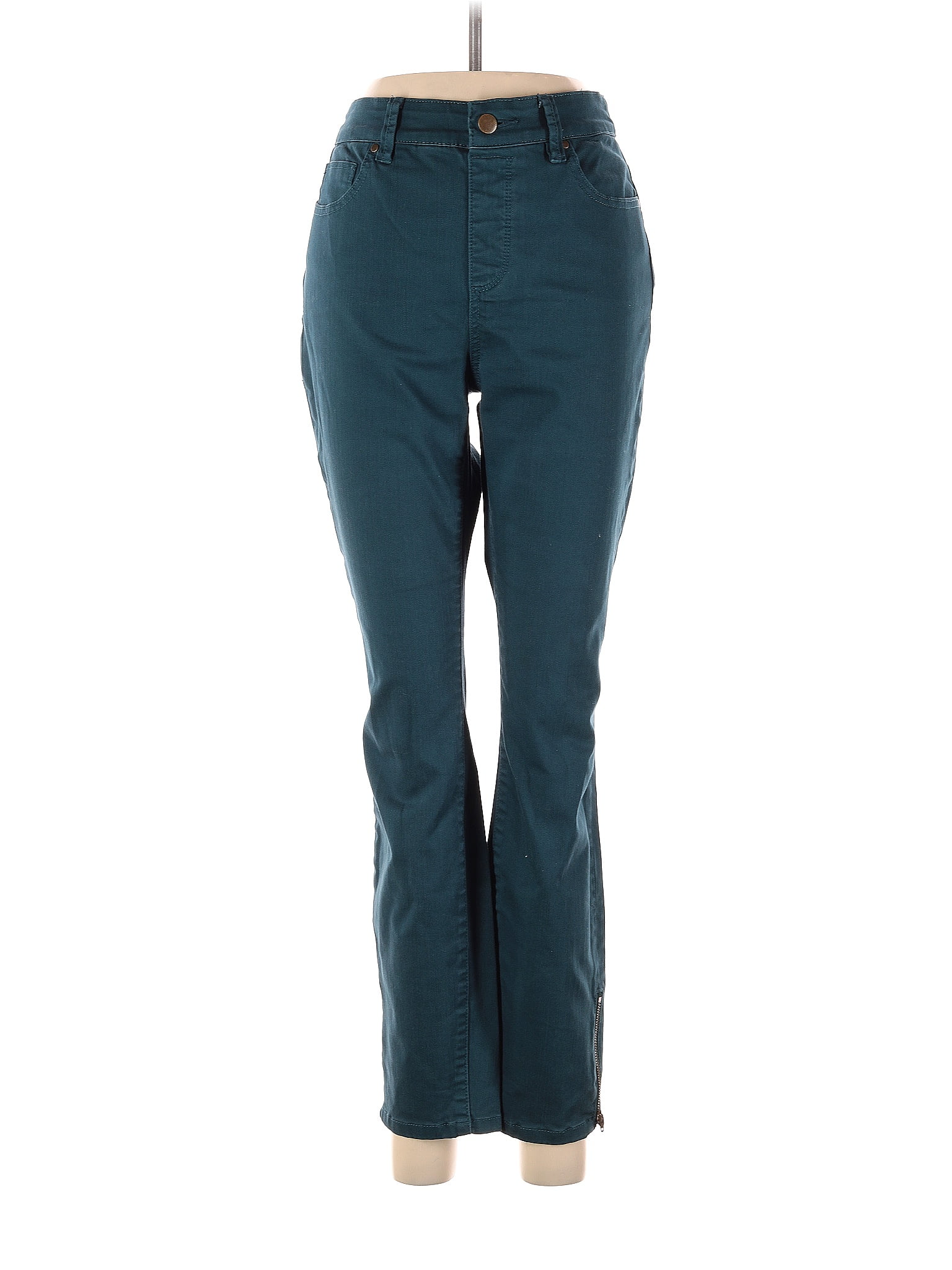 Soft Surroundings Solid Teal Jeans Size S 70 off thredUP