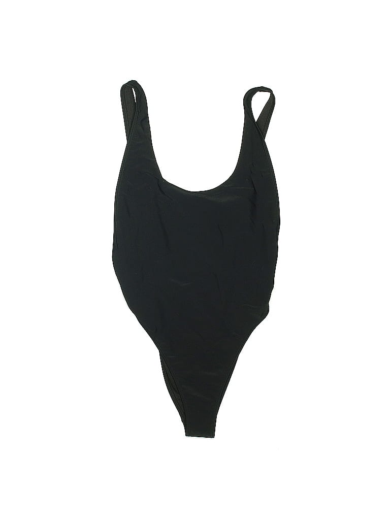 Forever 21 Solid Black One Piece Swimsuit Size S 44 Off Thredup 6532