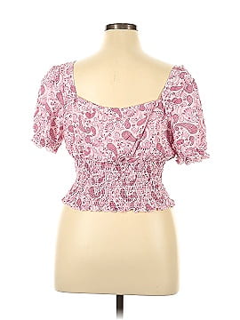 Stella Tweed Short Sleeve Blouse (view 2)