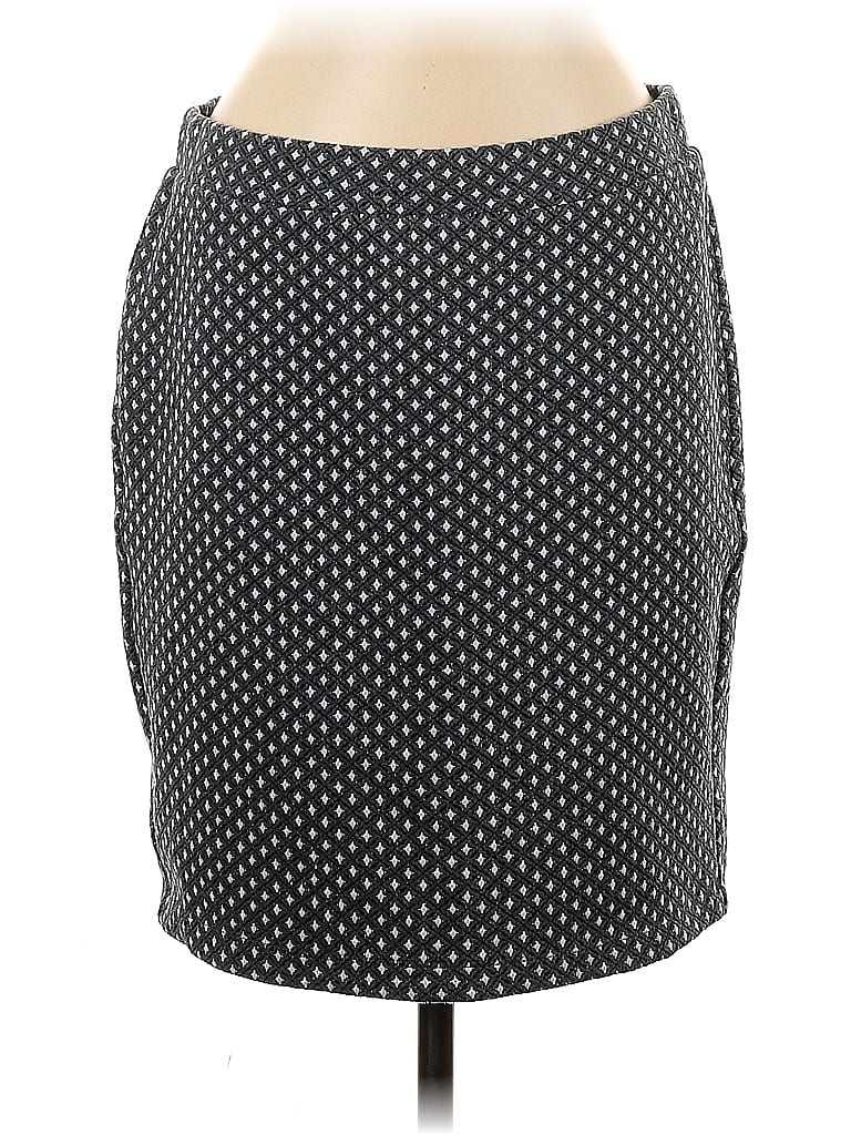 Pre-owned Ann Taylor Loft Outlet Formal Skirt In Gray