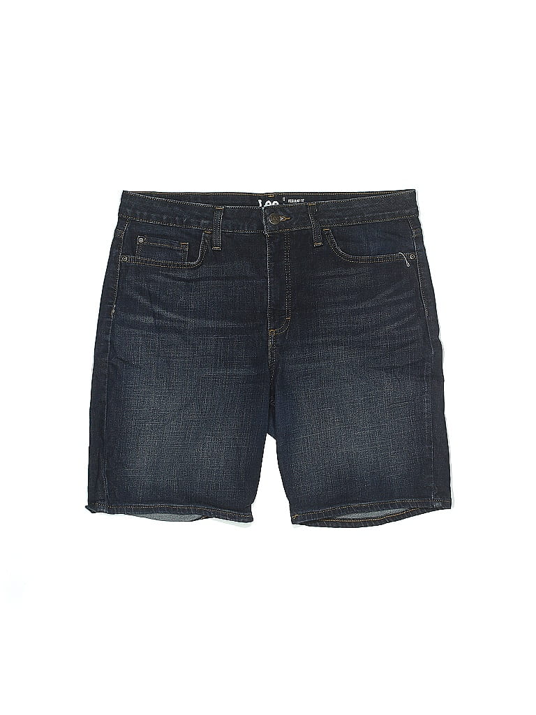 Lee Solid Blue Denim Shorts Size 16 51 Off ThredUp lee-solid-blue-denim-shorts-size-16-51-off-thredup