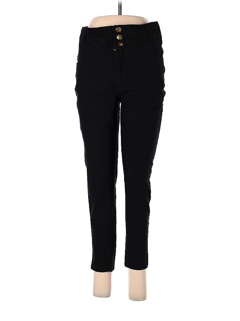 Rouge Solid Black Casual Pants Size 2X (Plus) - photo 1