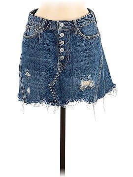 We the Free Denim Skirt (view 1)