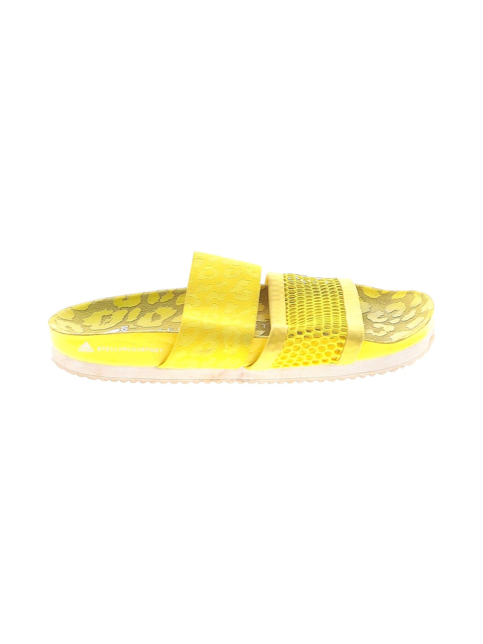 Adidas Stella McCartney Solid Yellow Sandals Size 7 - 69% off