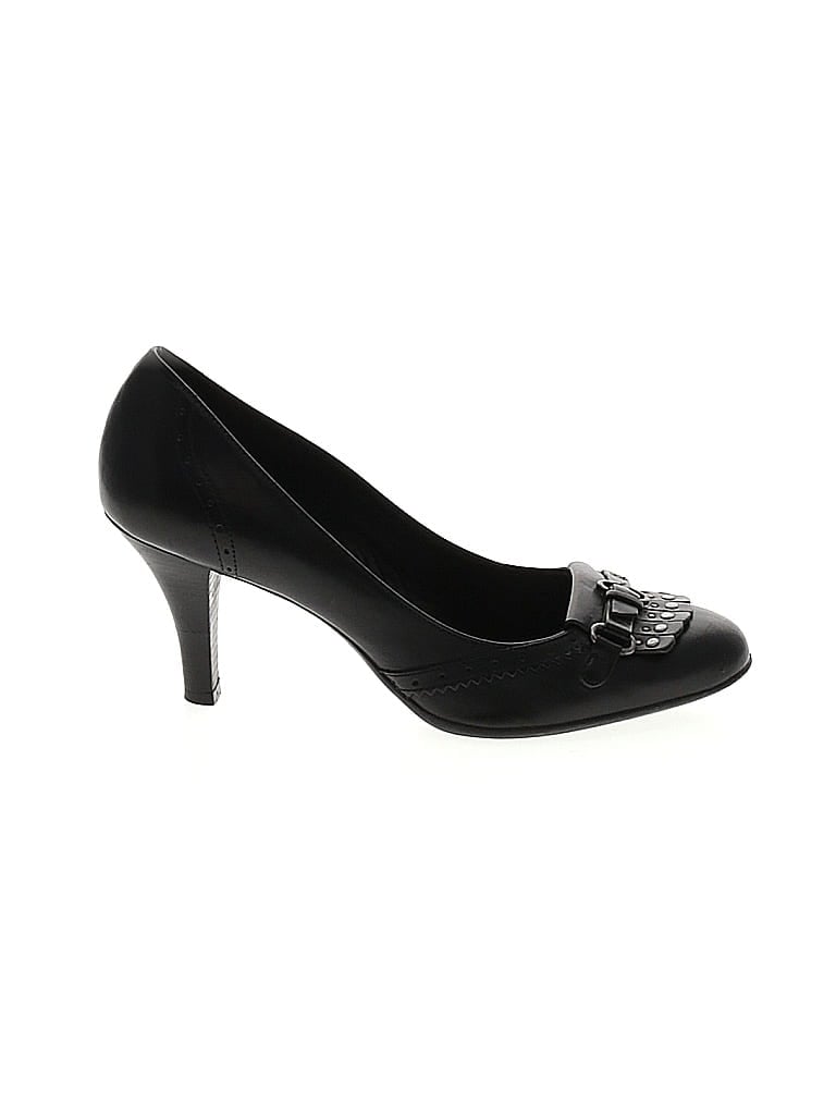 Michelle D. Black Heels Size 7 - photo 1