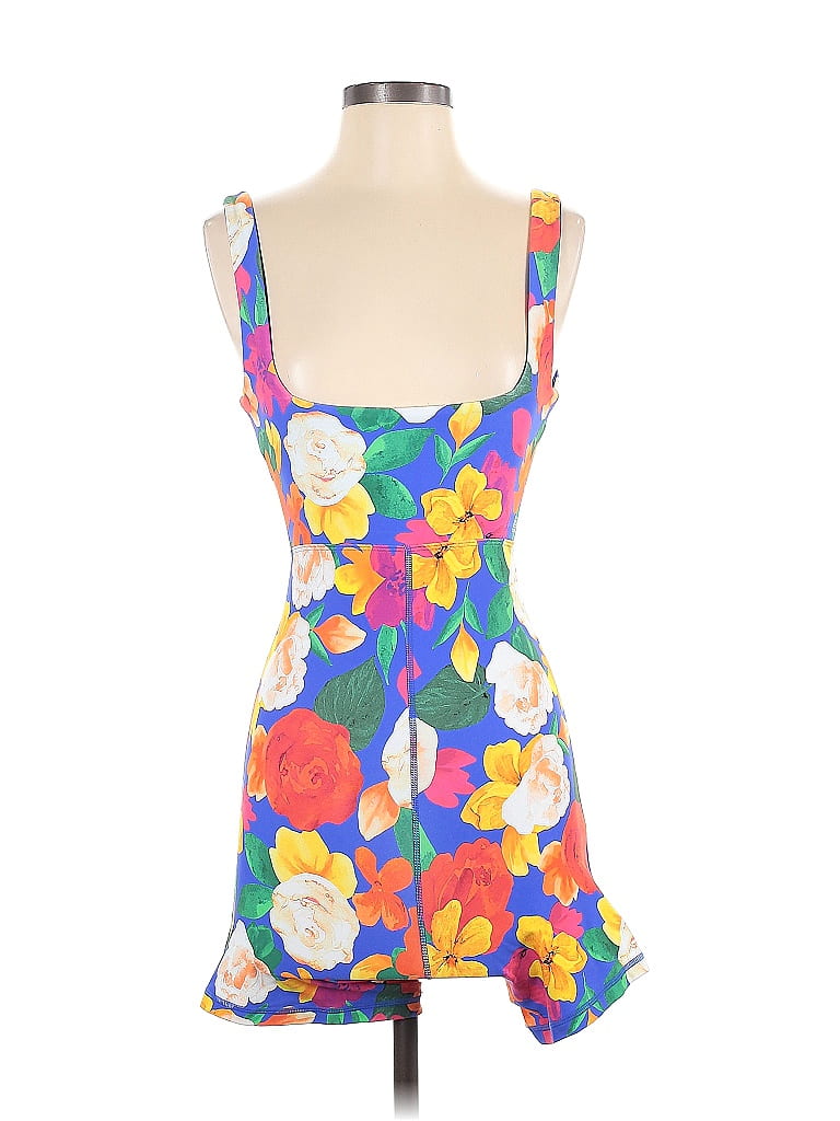 WeWoreWhat Floral Multi Color Blue Romper Size S - 70% off | ThredUp