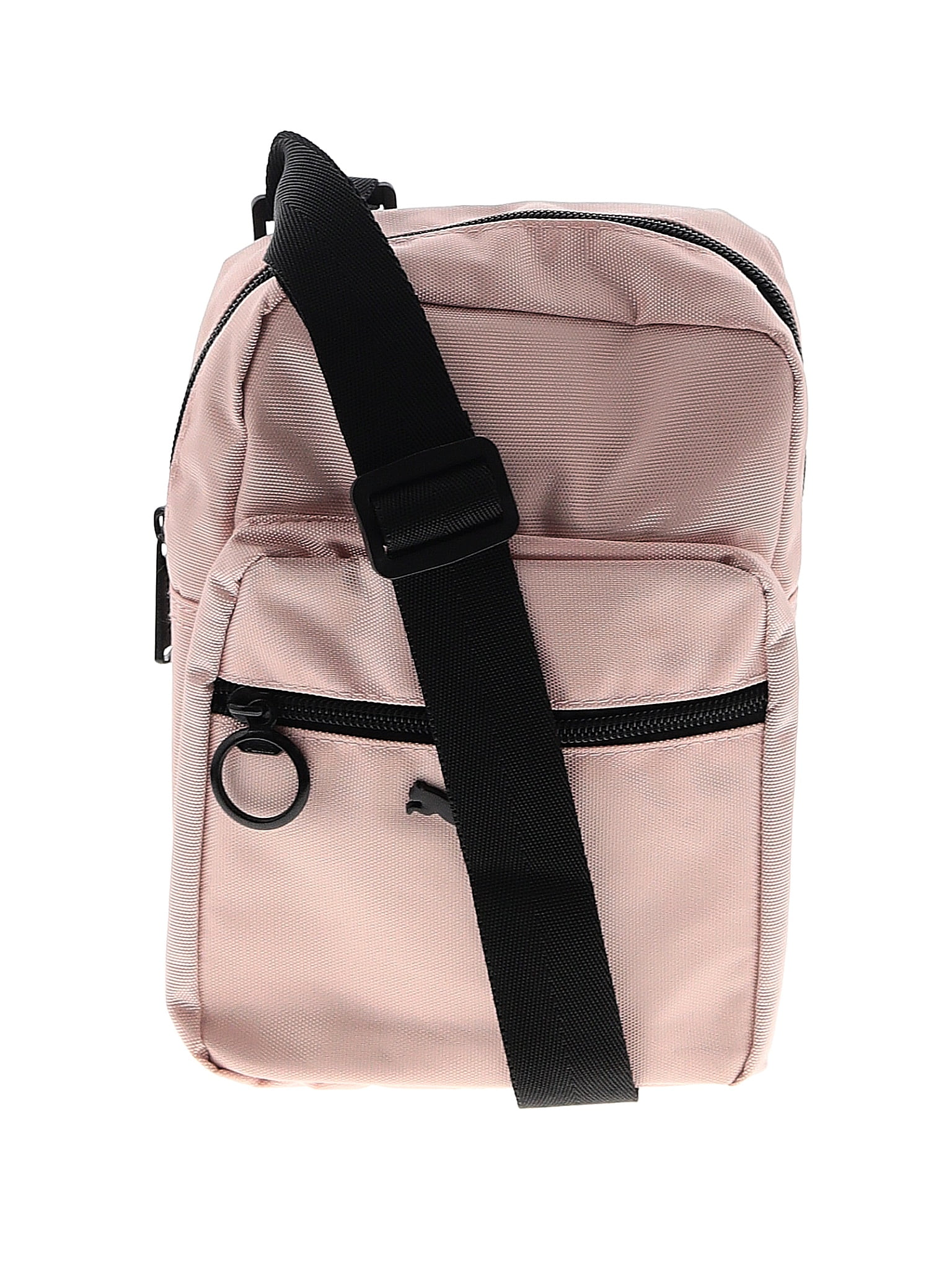 Puma 100 Polyester Color Block Solid Pink Crossbody Bag One Size 61