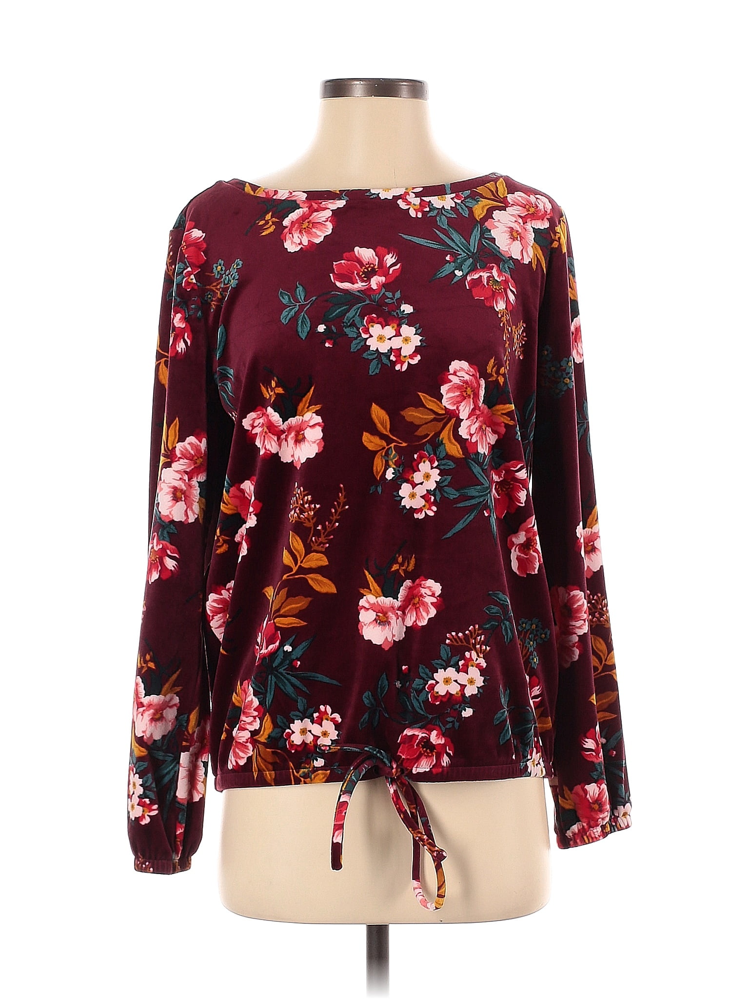Blouse Ann Taylor Loft Manches Volantées Bleue - Taille M, Neuve Sans étiquettes