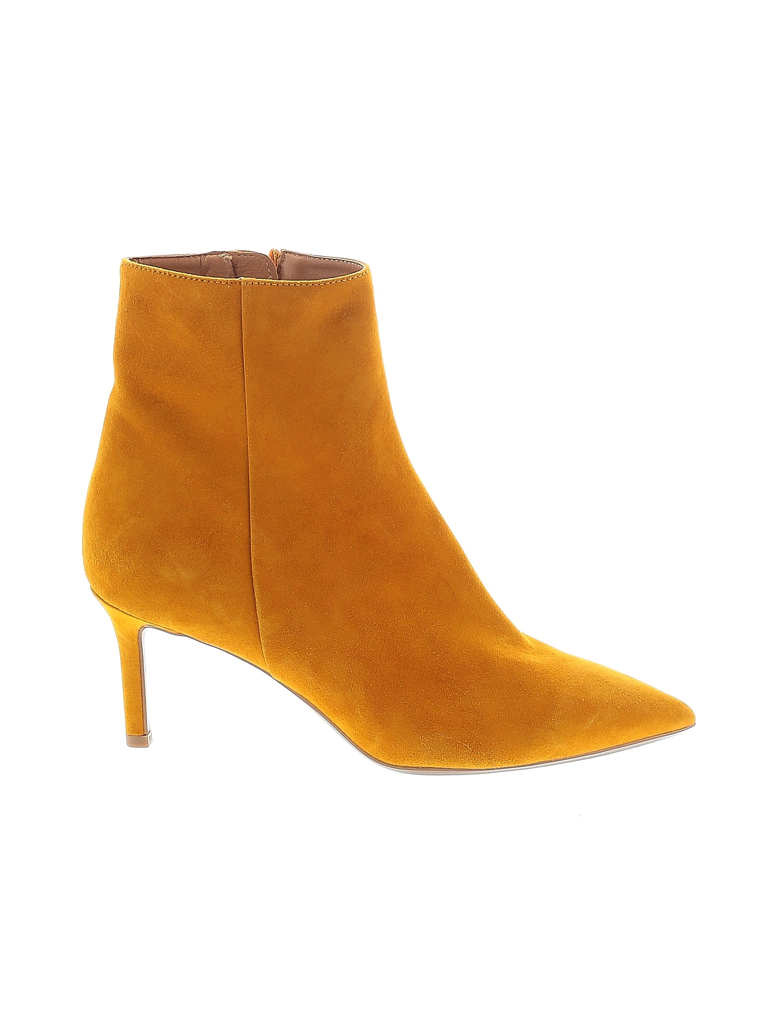 AQUATALIA Solid Yellow Ankle Boots Size 8 1 2 72 off ThredUp