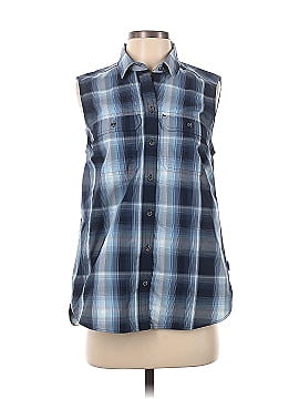 Eddie Bauer Sleeveless Button Down Shirt
