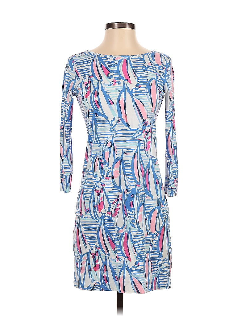 Dress Designer By Lilly Pulitzer In Blue, Size: Xs