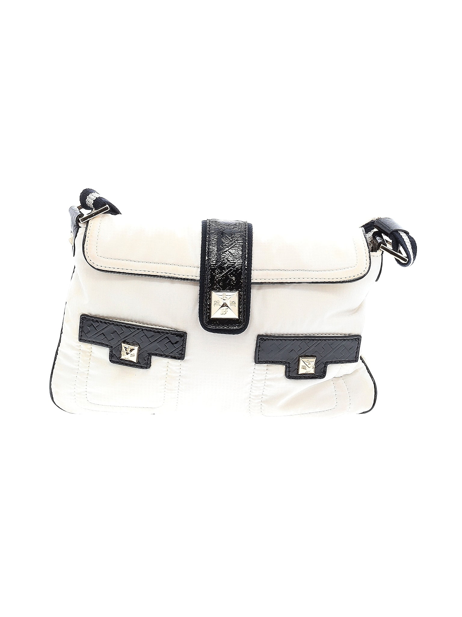 Tribal Women's Mod Target Scooter Tote Bag - 100% Cotton, Reusable Shoulder Bag, Off White