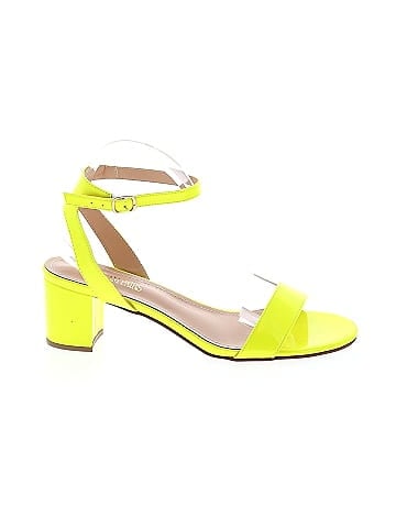 Yellow heels size on sale 11