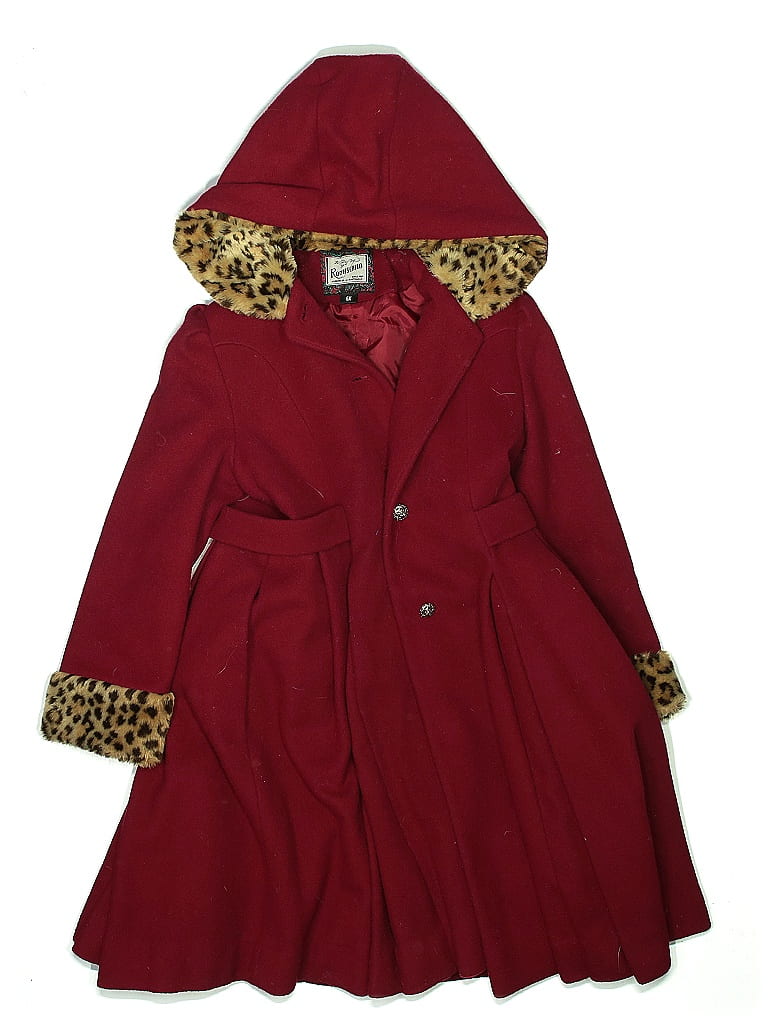 Imperméable Rouge MUDD Pour Fille - Taille L - Occasion Très Bon état - Manteau De Pluie Manches Longues